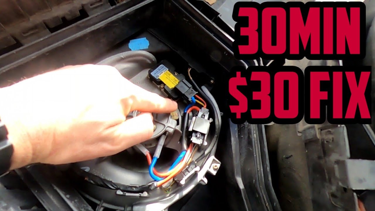 Mercedes w140 blower motor resistor change and test blower motor s500 s420 s320