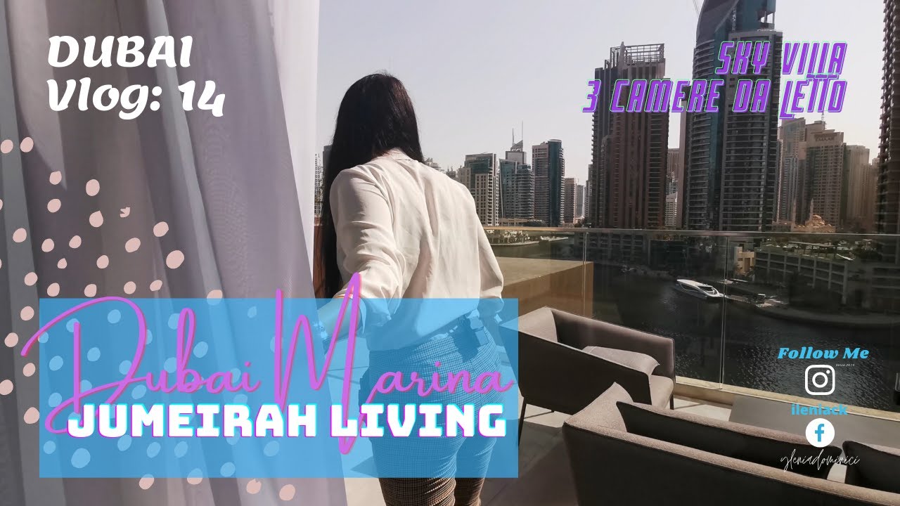 Dubai Marina luxury villa panoramica, prime location e qualità stellare moderna