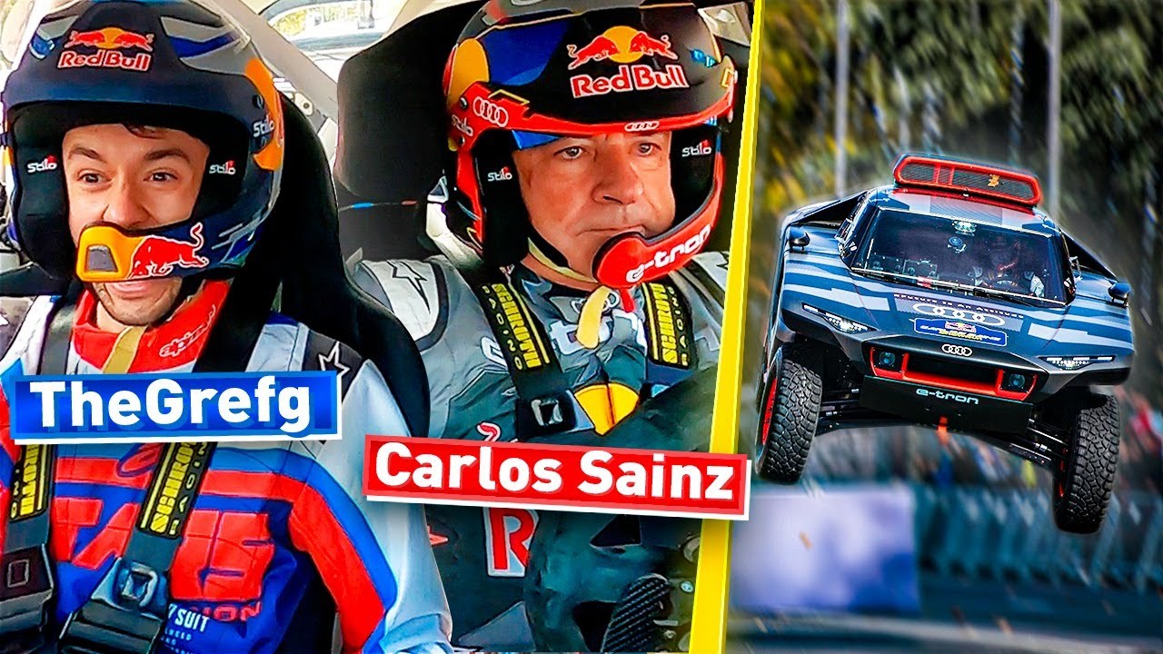 ME SUBO EN UN COCHE CON CARLOS SAINZ (UNO DE LOS MEJORES PILOTOS DE LA HISTORIA) - TheGrefg