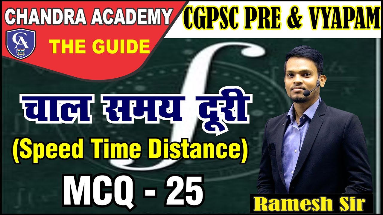 MATHS SPEED TIME AND DISTANCE [ MCQ ]