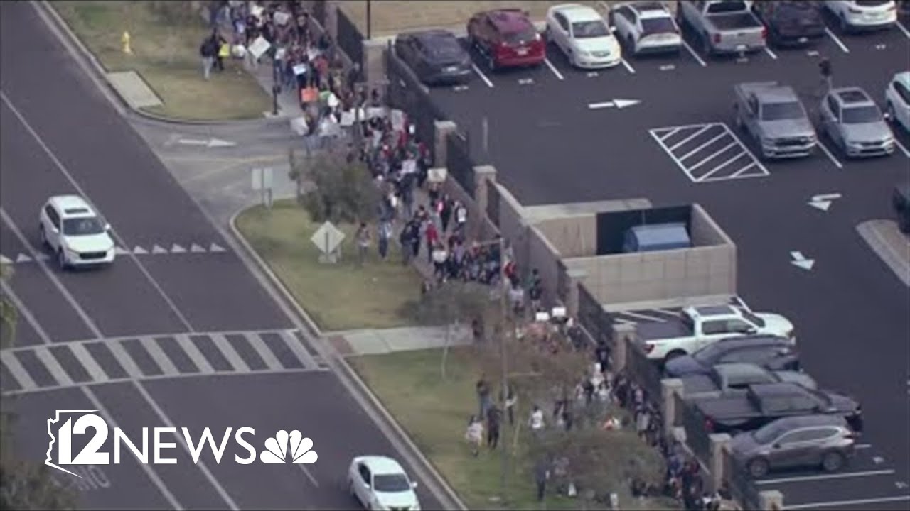 Valley high school students walk out over immigration enforcement