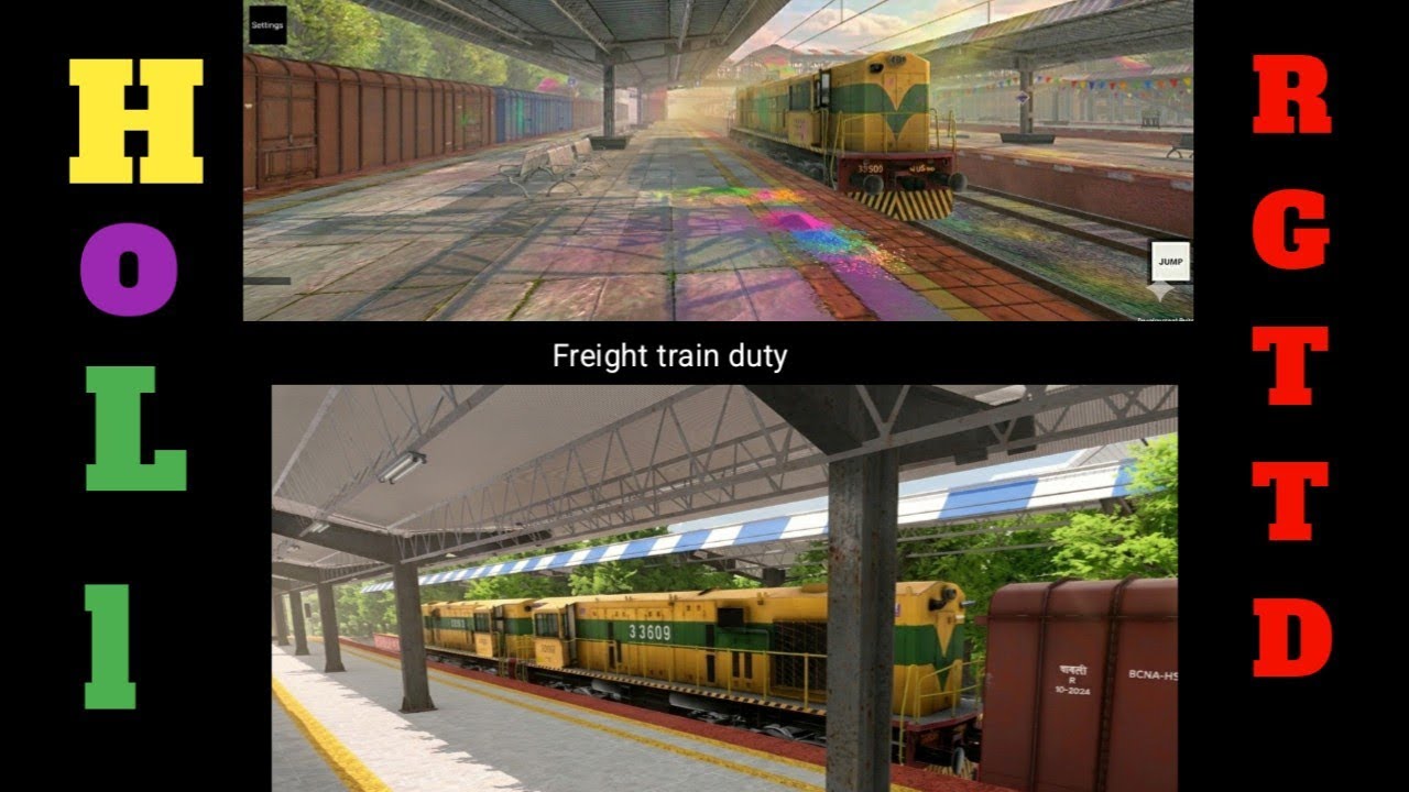 Freight train duty of 4th March | #rgttd #viral #indiantraingame | Bharatiya Rail Boy Gaming |
