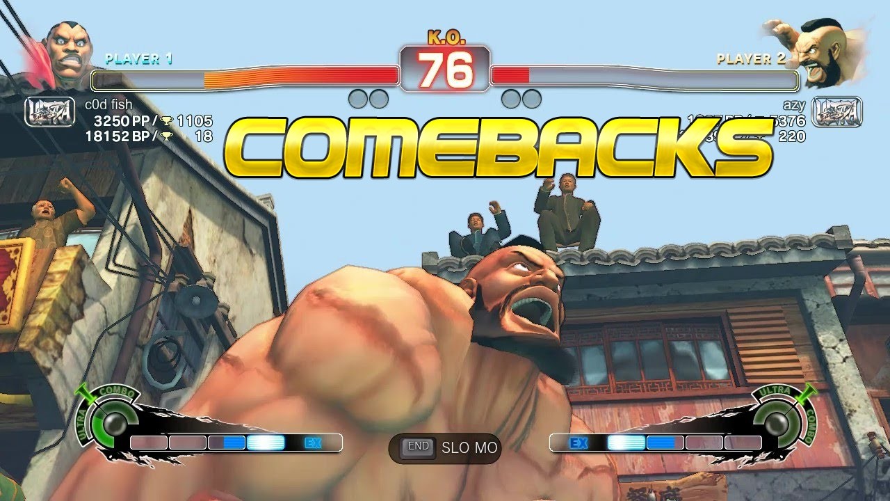 USF4 ▶ Подборка камбэков