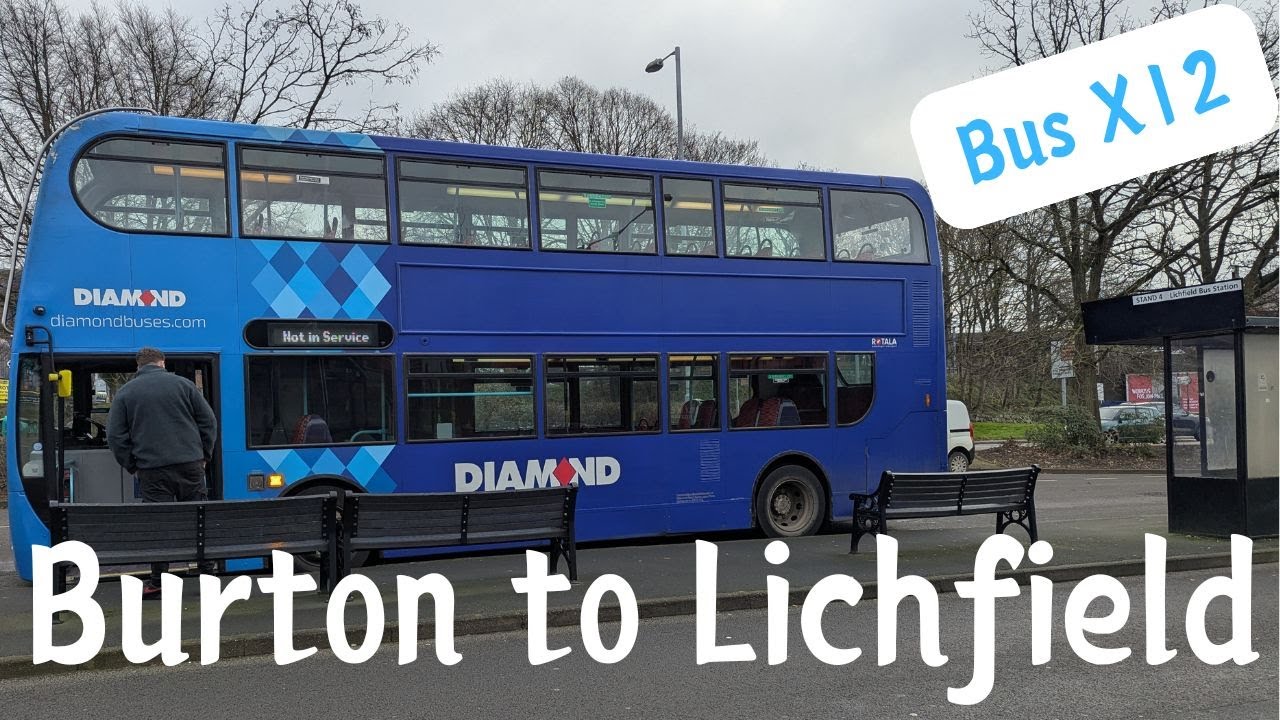 X12 bus  Burton-on-Trent to Lichfield | December 2025