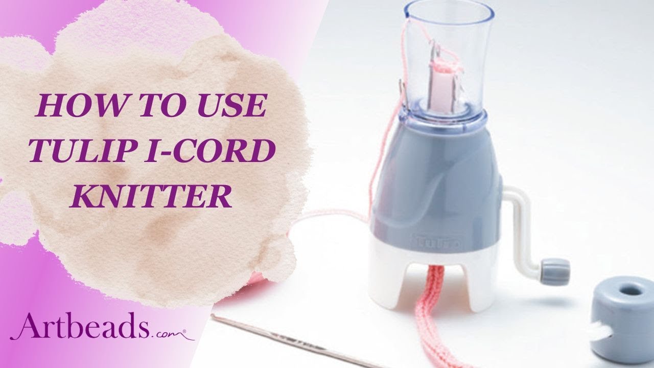 Как использовать вязальную машину Tulip I-Cord с пряжей и бисером