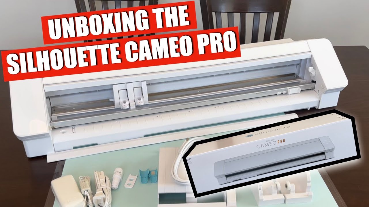 Распаковка Silhouette Cameo 4 Pro и первый проект по нарезке