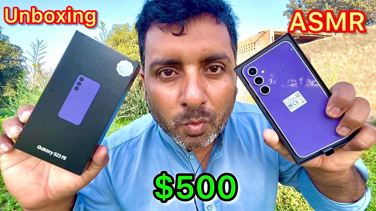 ASMR $500 my new mobile unboxing 