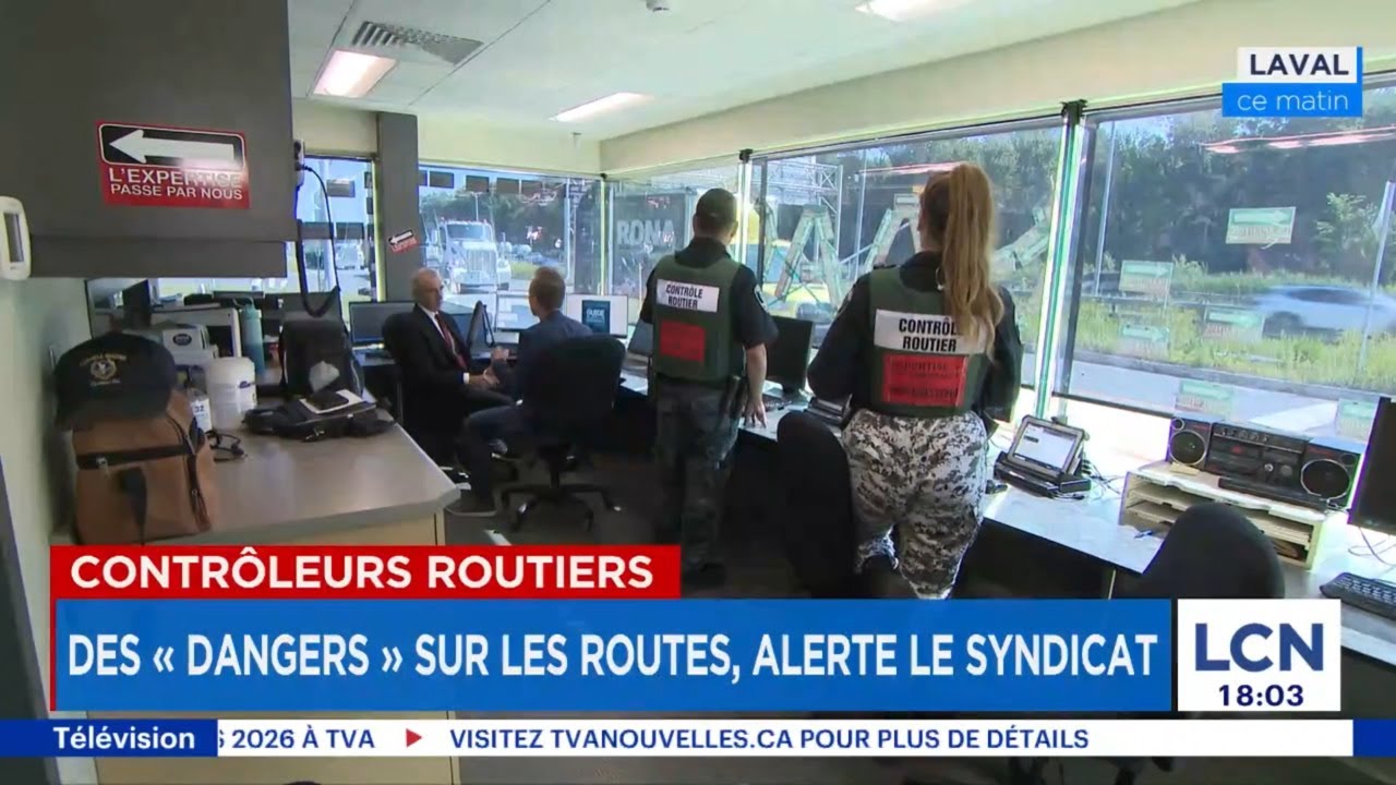 Un vide sécuritaire sur nos routes: les contrôleurs routiers limités dans leurs interventions