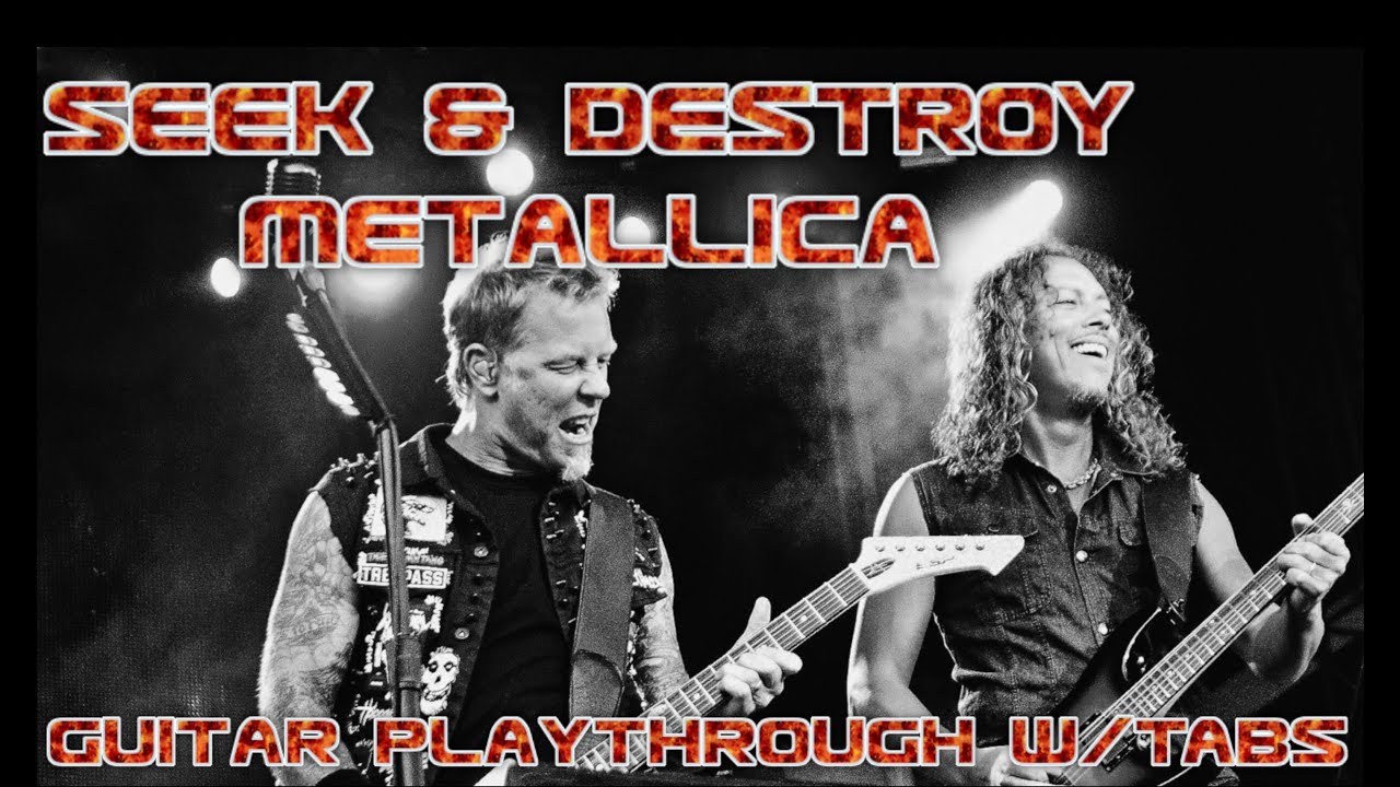 ‘Seek & Destroy’ by Metallica - Guitar Playthrough w/tabs (Chris Zoupa)