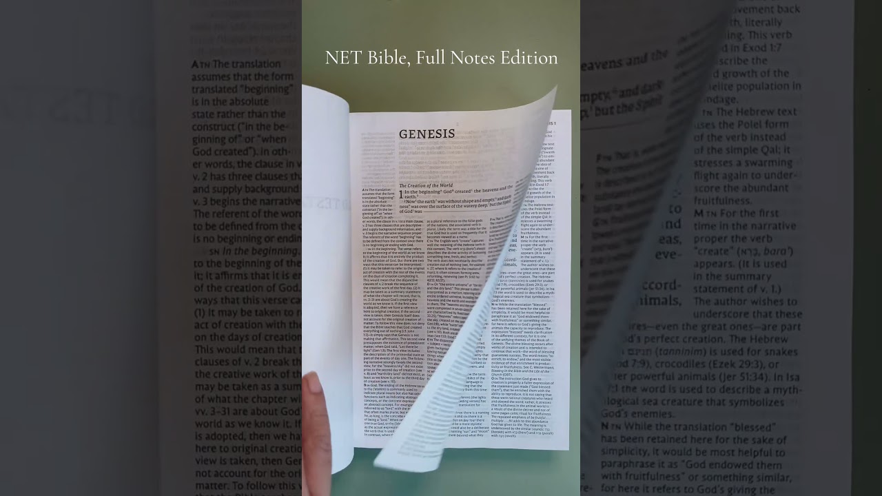 NET Bible, Full Notes Edition, Hardcover
