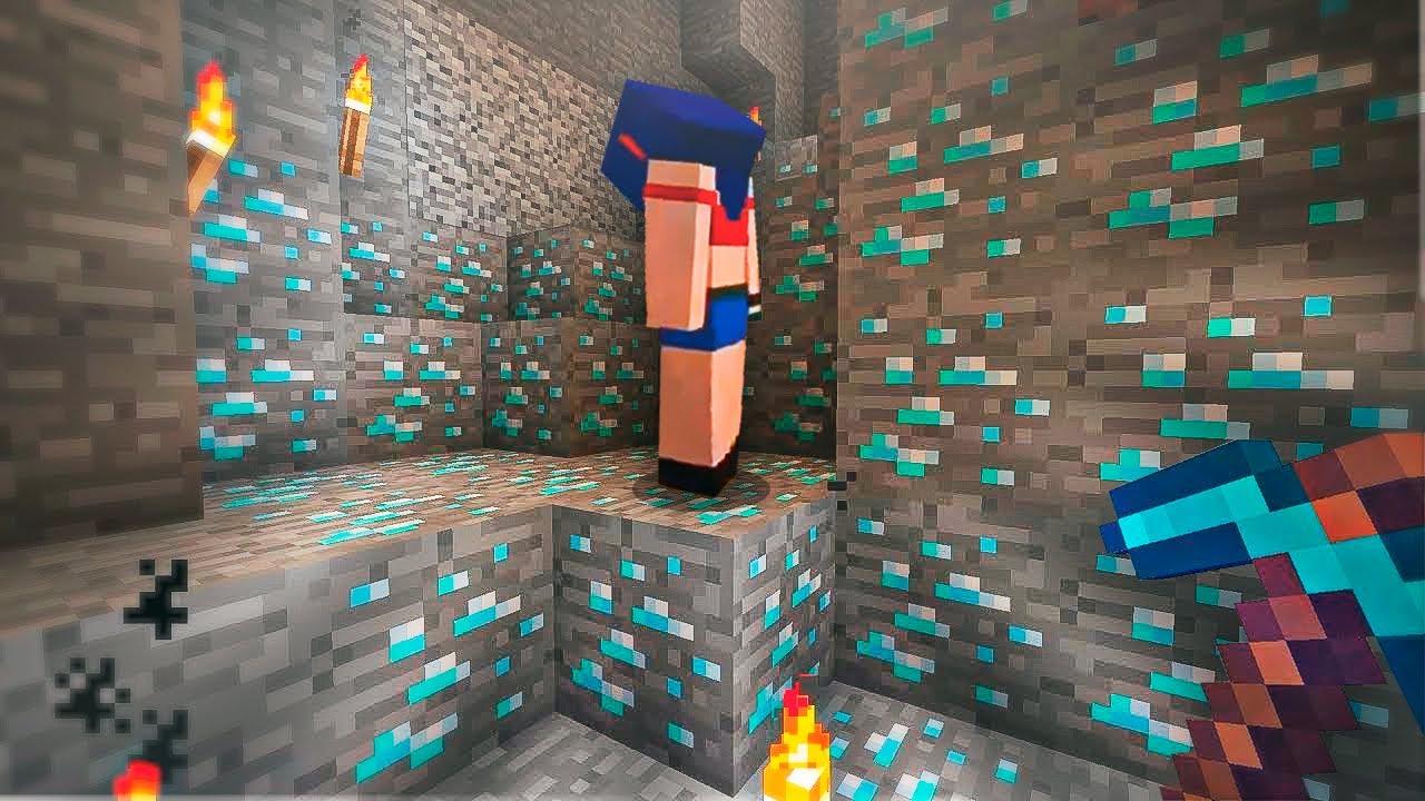 LLUVIA DE DIAMANTES en MINECRAFT CON MI HERMANA - VdV Episodio 2