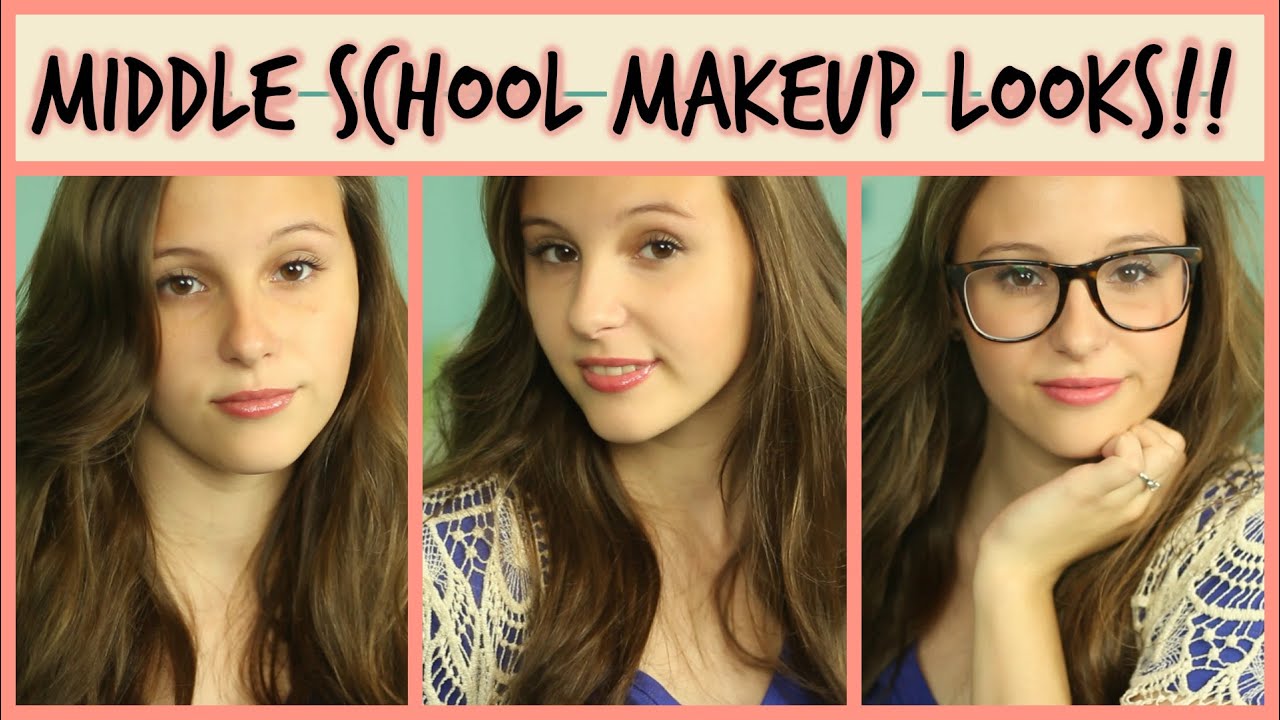 Middle School Makeup Looks! ✏️💄 (6th,7th, & 8th) | Back to School 2014