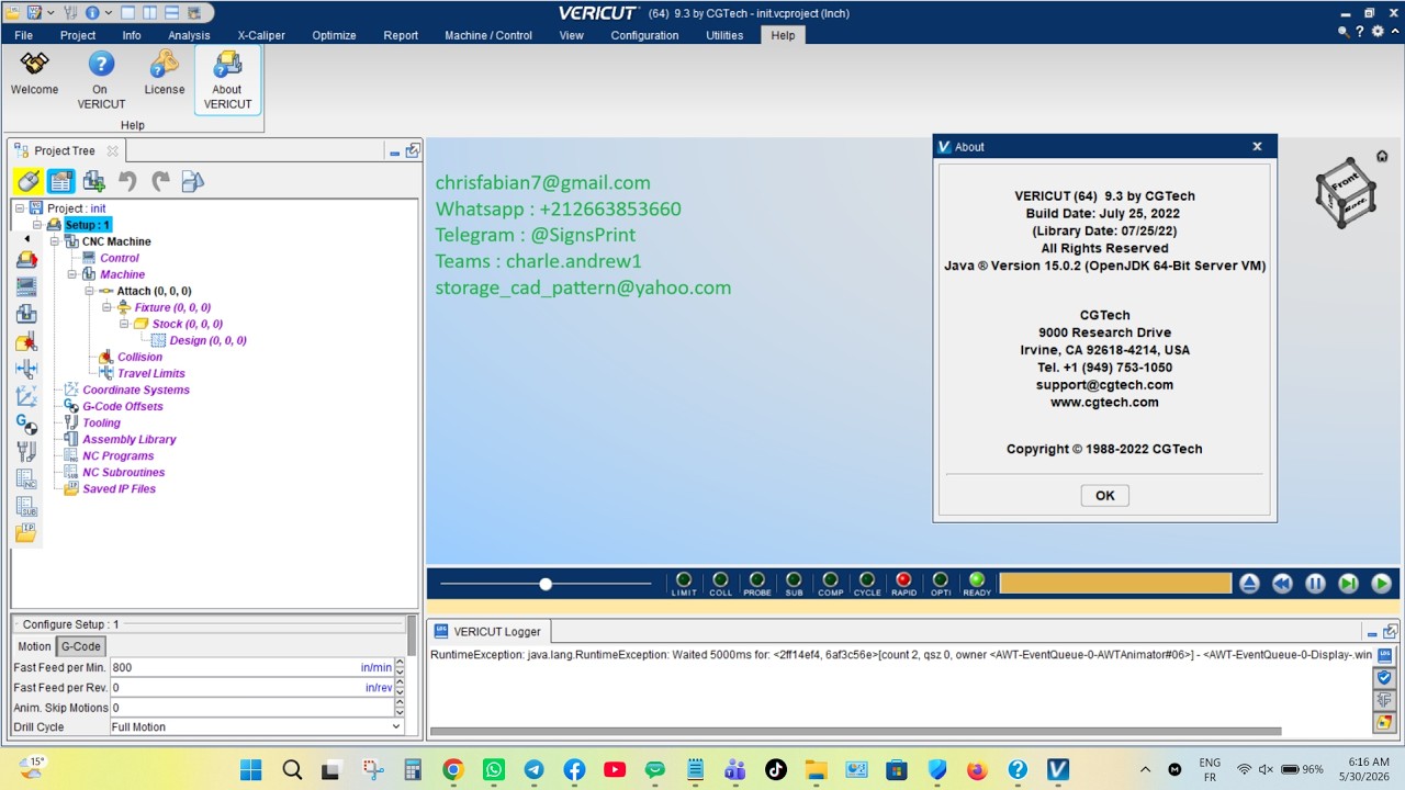 CGTech VERICUT V9.3 (( Windows 10-11 X64 Bit ))