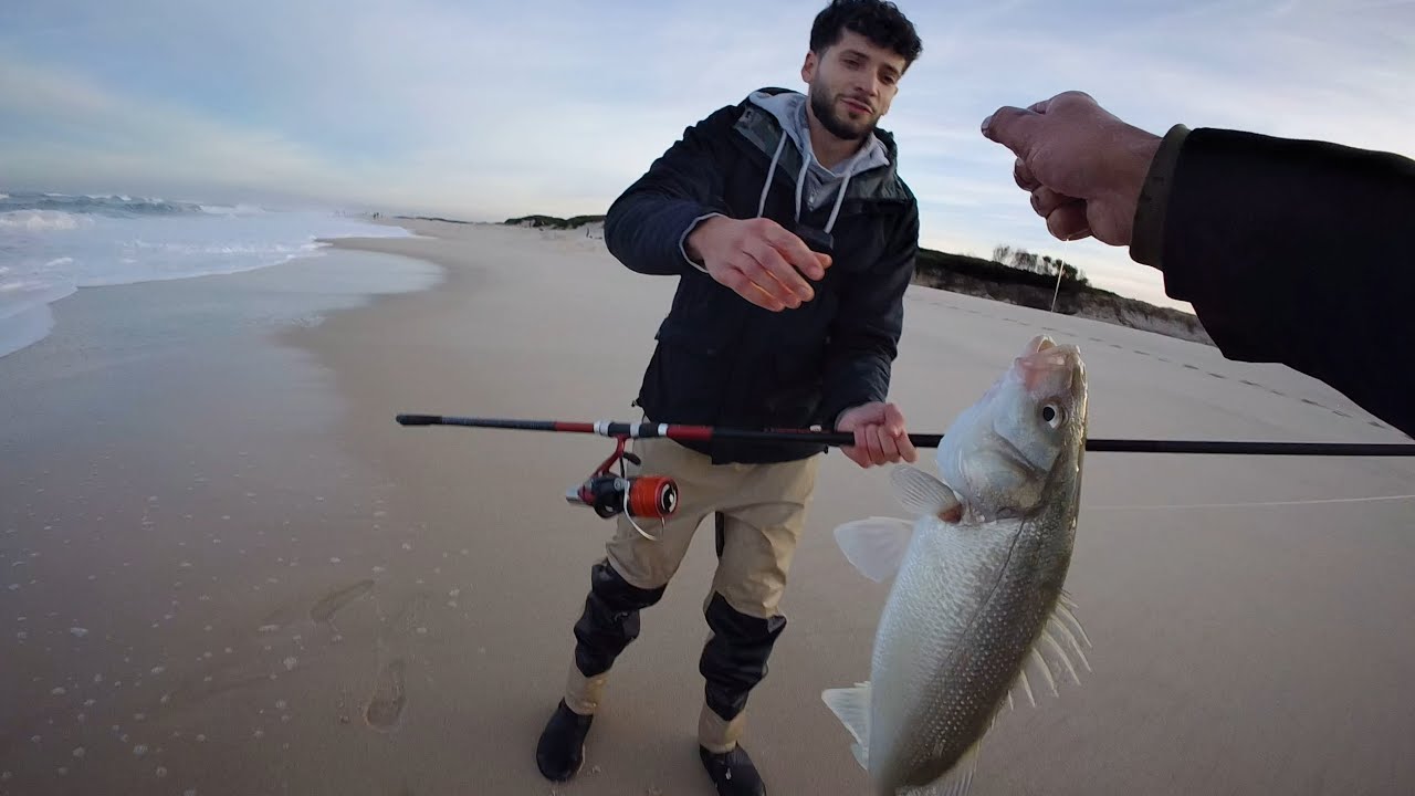 Primeira Pesca na Praia e Já Uma Grande Conquista!!! Torrão do Lameiro - C/BC_fishing
