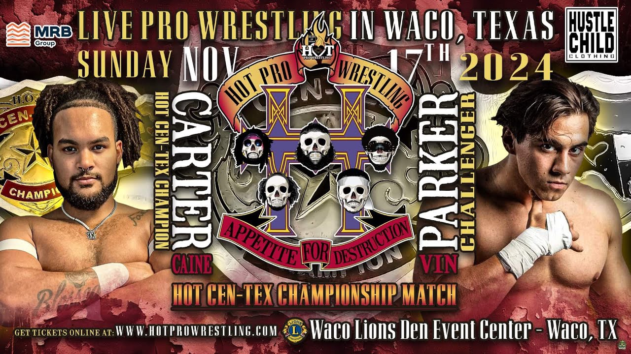 Caine Carter vs Vin Parker HOT CENTEX CHAMPIONSHIP | Waco, Texas