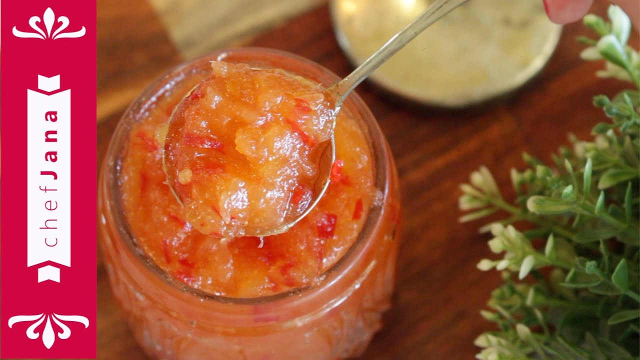 MY DAD'S FAMOUS PINEAPPLE AND RED CHILI JAM! PERFECT FOR CHEESES AND 'MEATBALLS'