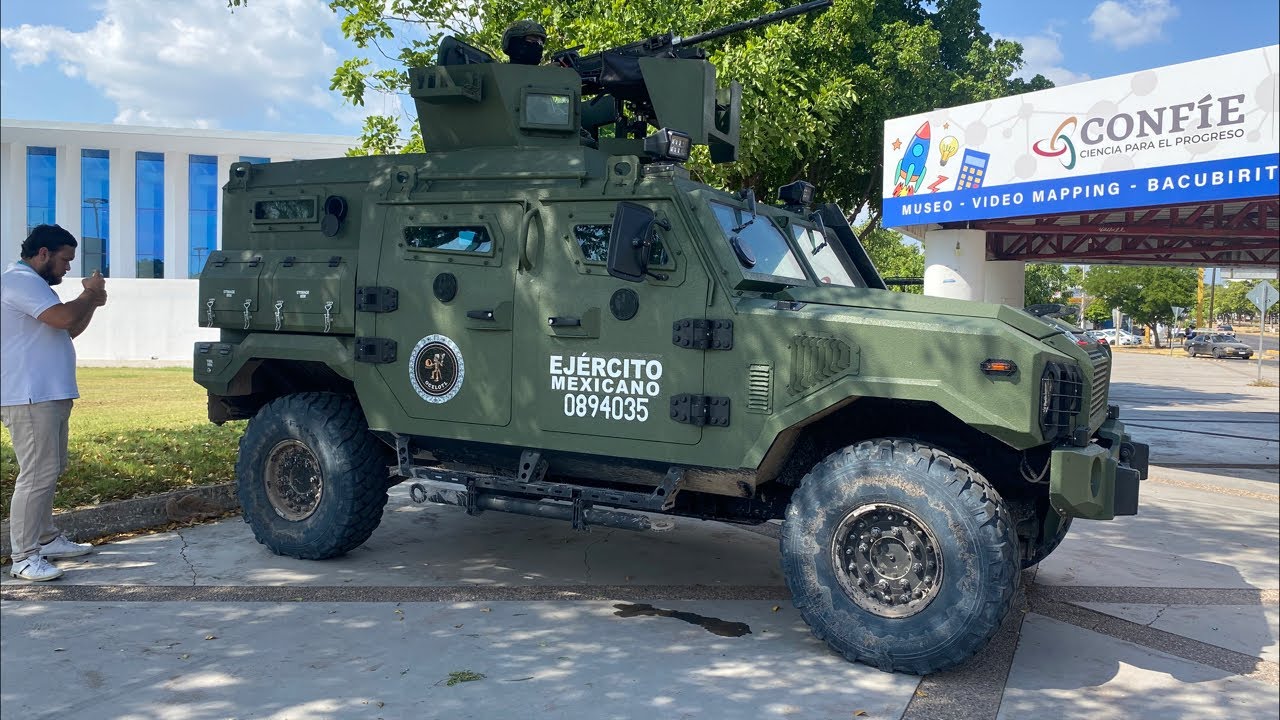 #envivo CONOCIMOS EL BLINDADO “OCELOTL” DEL EJÉRCITO MEXICANO