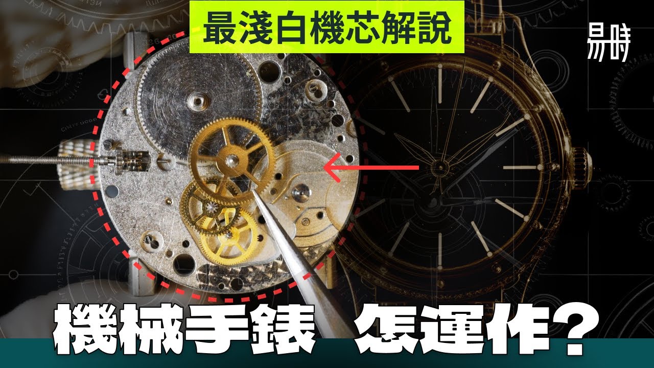 極簡單手錶結構＋運作原理解說💡擒縱？發條？專業名詞讓你分得清