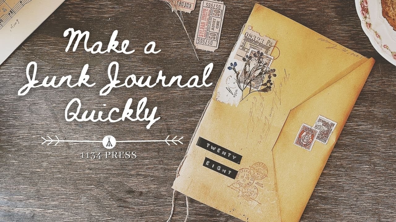 Save Time Making a Junk Journal with these 3 Tips