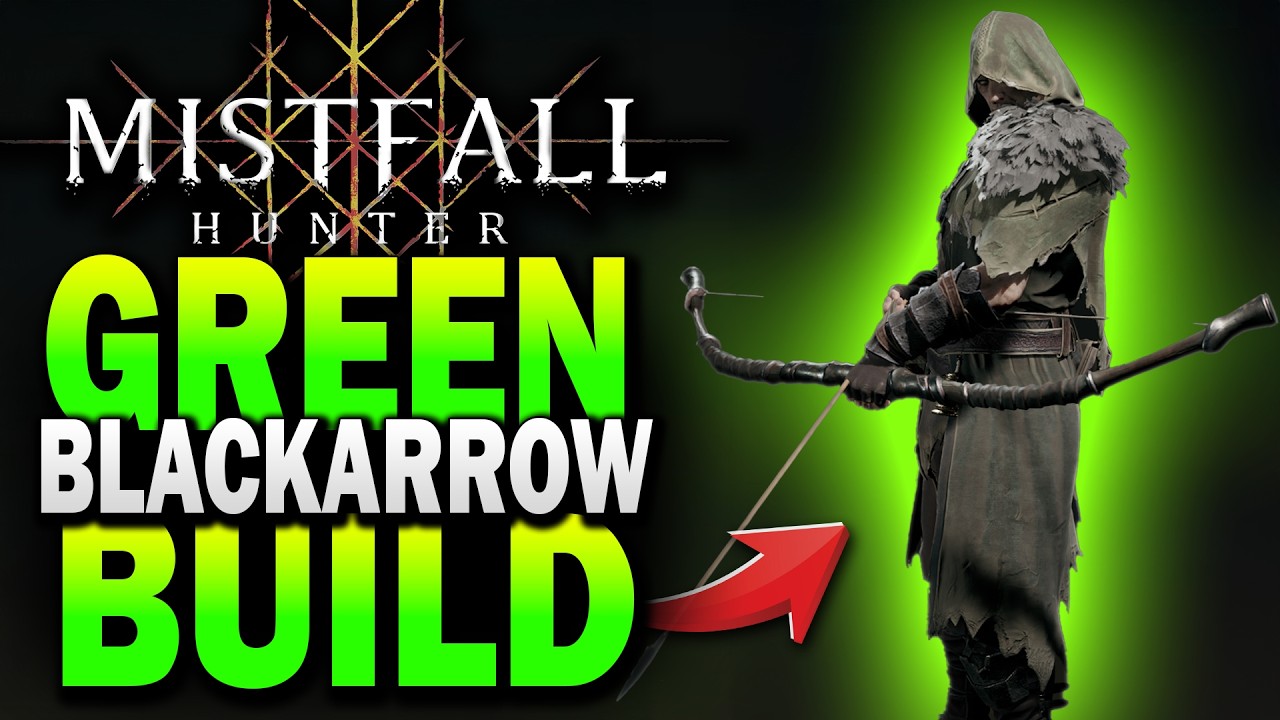 БИЛД: ЛУЧШАЯ ЗЕЛЕНАЯ экипировка на Black Arrow в Mistfall Hunter