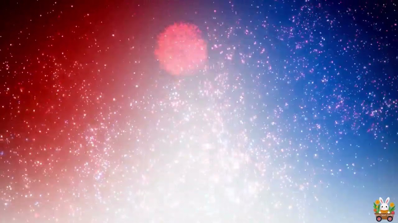 4th of July Fireworks Magic 🎆✨ | Happy Bunny Sensory 🇺🇸🐰 Relaxing Celebration for All Ages