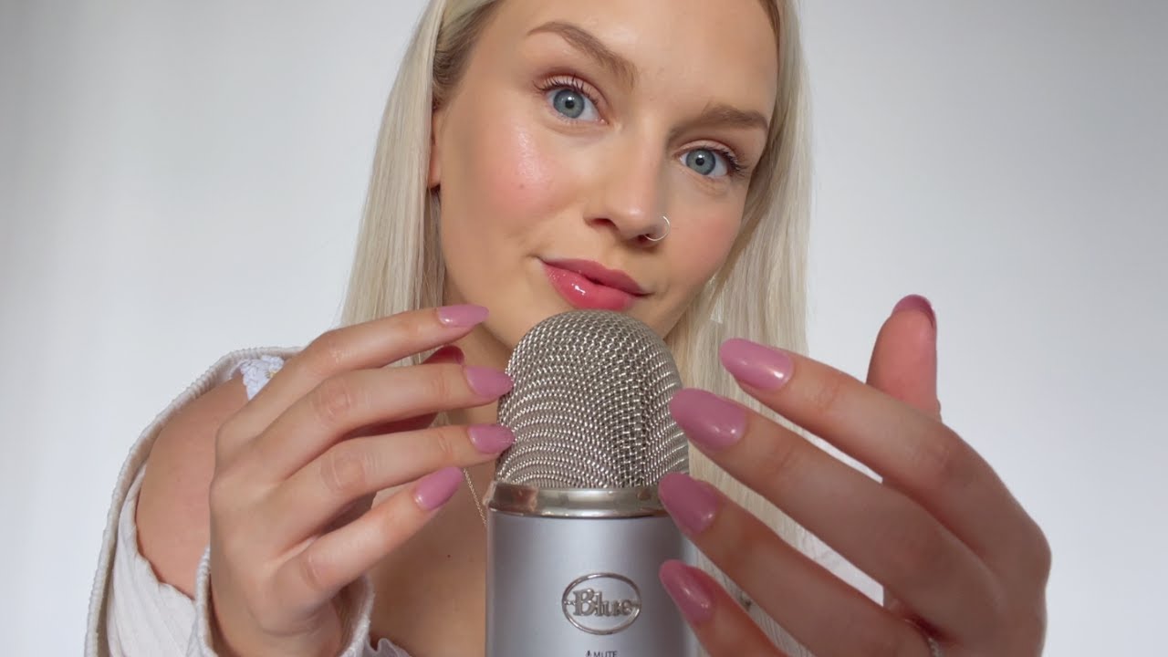 ASMR Mic Scratching With Long Nails 💅🏼 Background Noise