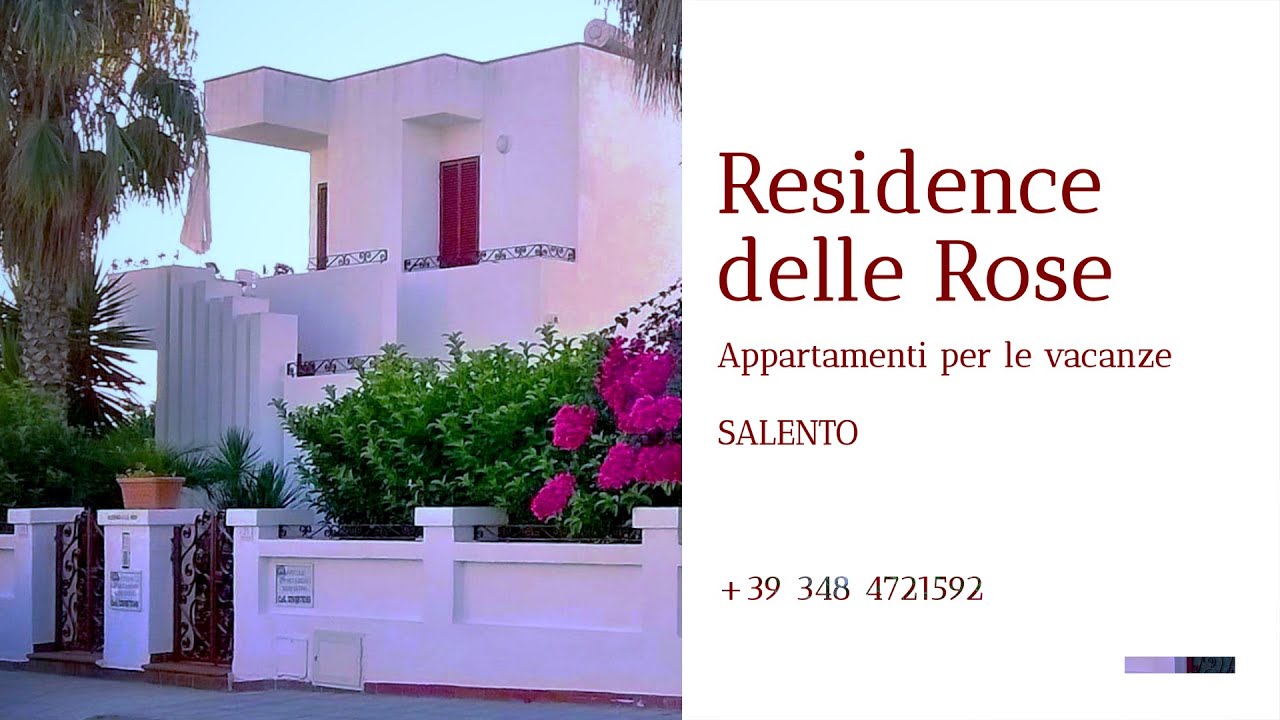 RESIDENCE DELLE ROSE. Lido Marini, Salento.