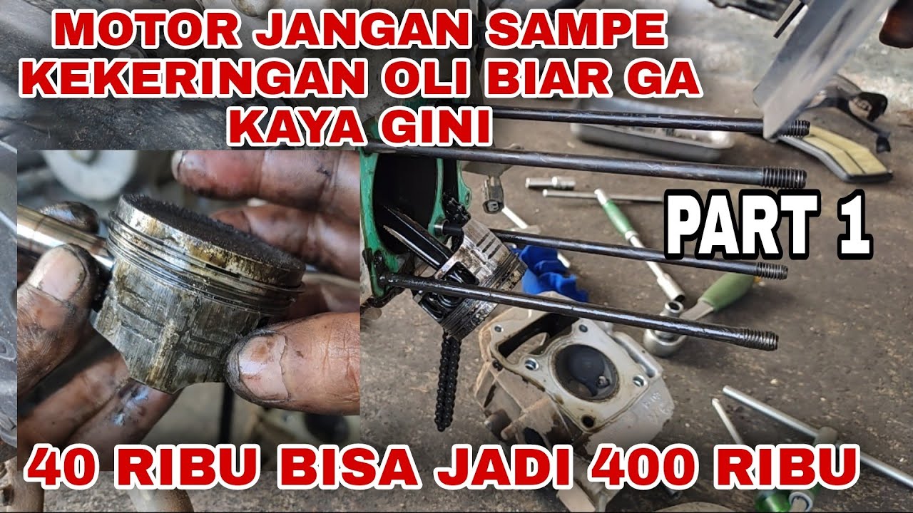 Supra x 125 Fi Helm in Kekeringan oli Langsung Bongkar mesin
