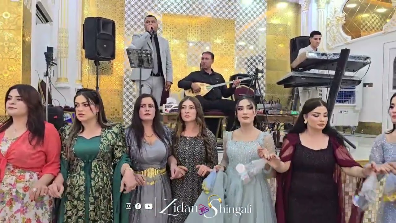 حفلة زفاف حبيب &  هناء _ زيدان شنكالي في قاعة سنوني