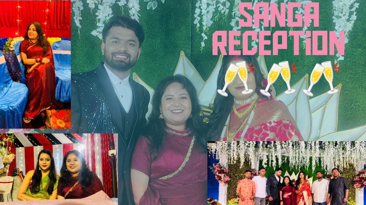 #sanga Reception #full on masti🥂#enjoyment 