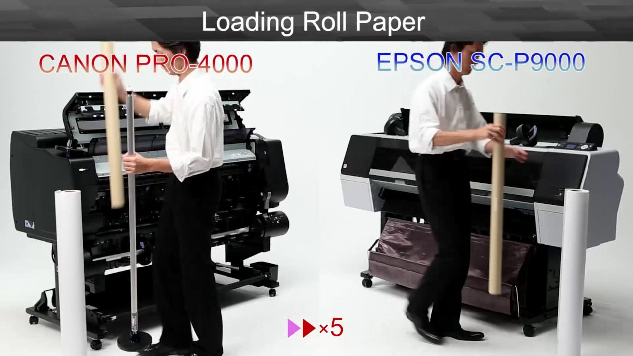 CANON iPF PRO4000 vs EPSON SC P9000x