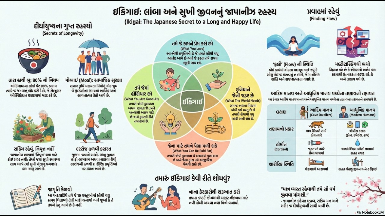ઇકીગાઇ  લાંબા અને સુખી જીવનનું જાપાની રહસ્ય
