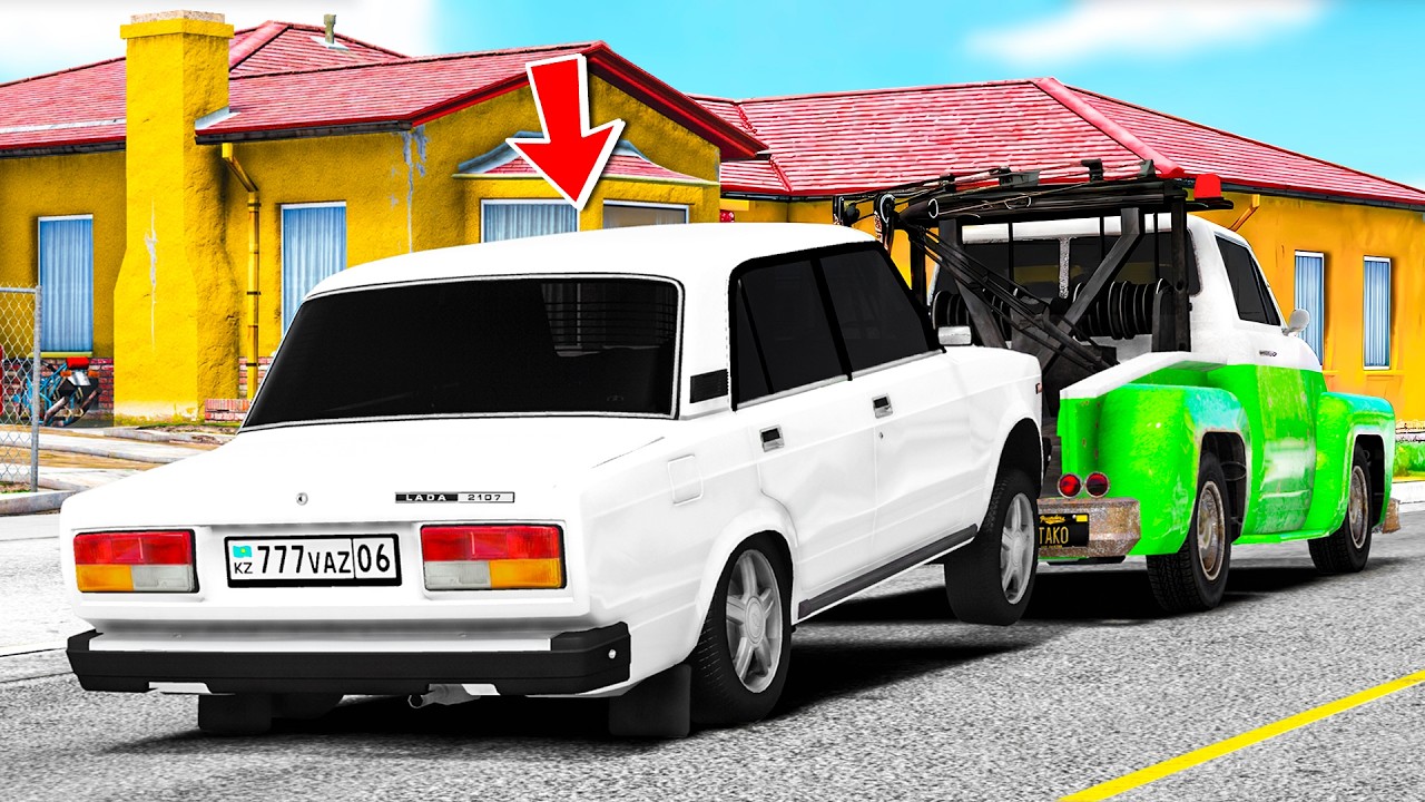 ЭВАКУАТОРЛАР ШАЙҚАСЫ! ВАЗ 2107 ҰРЛАП КЕТТІМ ★ GTA 5 ONLINE