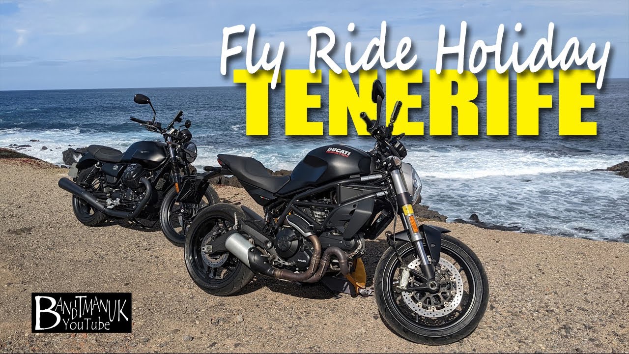 Most scary road on Tenerife? Masca & Garachico on a Moto Guzzi V7 and a Ducati Monster 797.