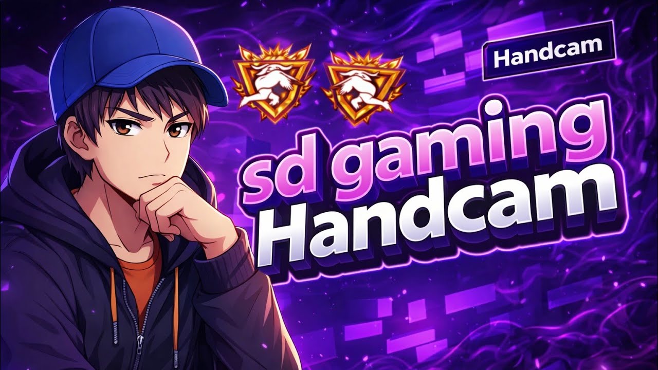 🔴[ Live Free Fire Gameplay Handcam 🎯 Rank Push !!