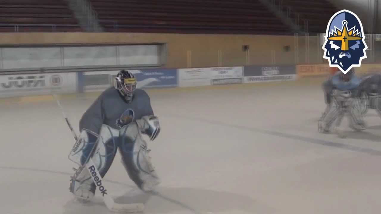 Trénink brankářů