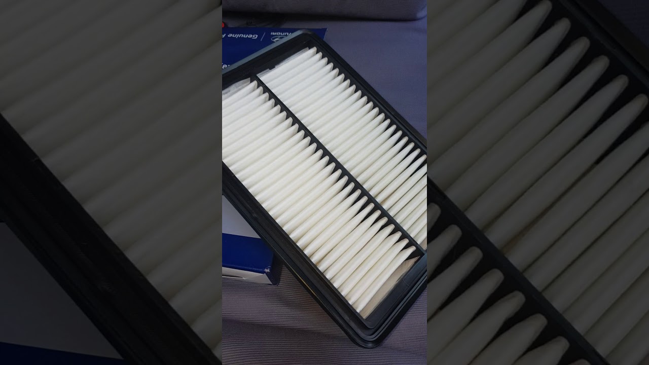 Hyundai Starex nagpalit ng engine air cleaner at aircon cabin filter🙂