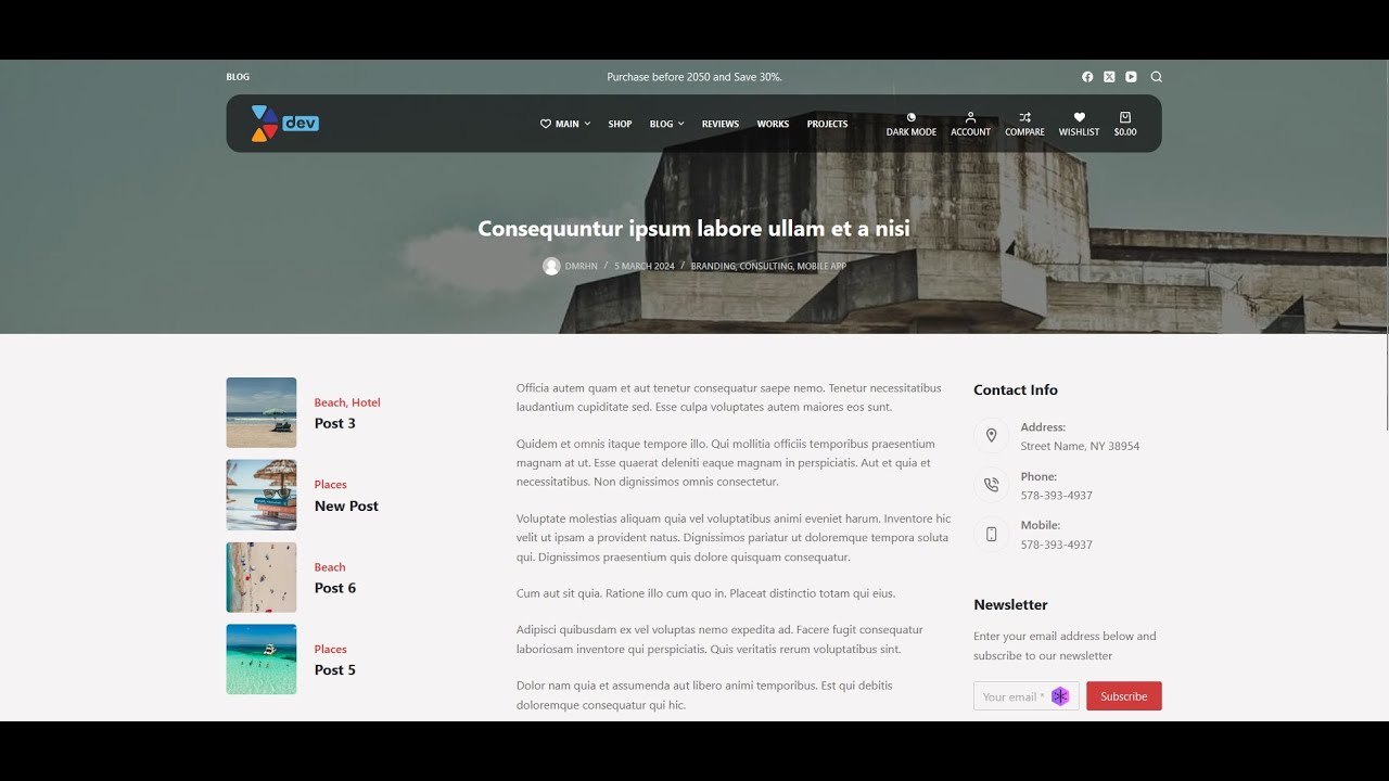 Blocksy 2: Easily Create a Double Sidebar Layout with Content Blocks Templates