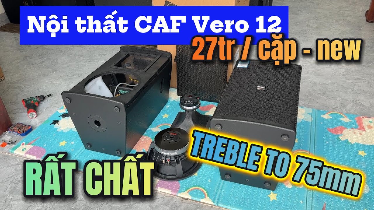 27tr / cặp Loa Treble To Nhất Của CAF, 75mm, HAY, New Full thùng, (Giá Hãng 50tr / cặp)