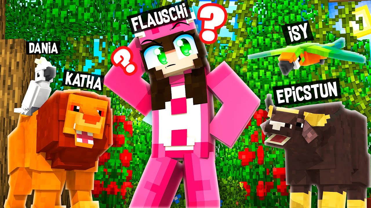 HIDE and SEEK als Tiere im Zoo (Minecraft)