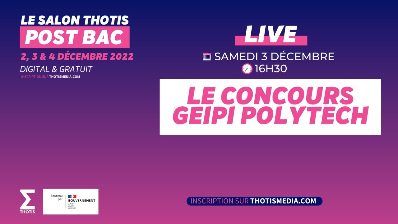 Le Concours GEIPI Polytech - Thotis