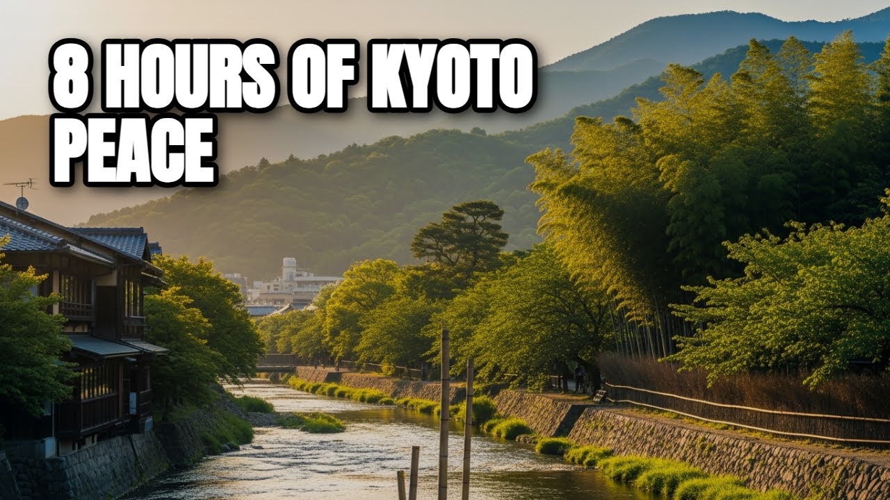 8 Hours of Peaceful Kyoto 🇯🇵 | Relaxing Japanese Scenery & Soft Background Music
