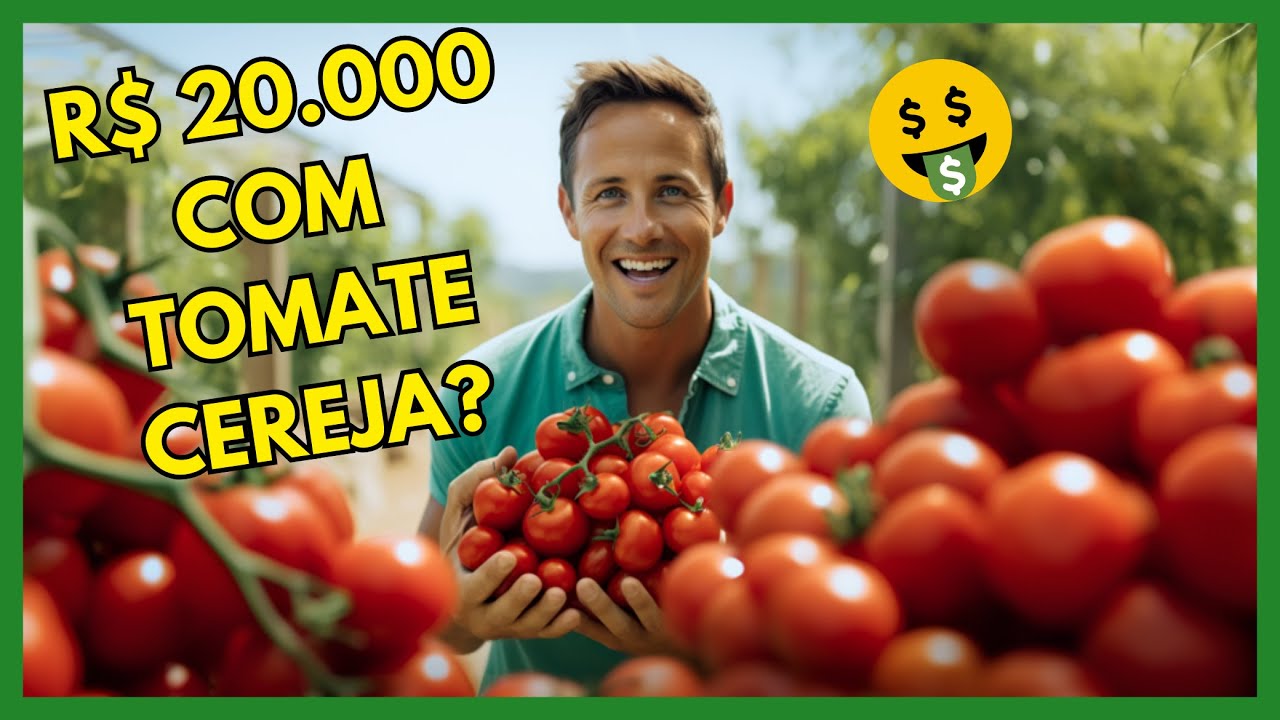 Como Lucrar at&eacute; R$20,000 em 6 Meses com Tomate Cereja   Guia para Pequenas Propriedades