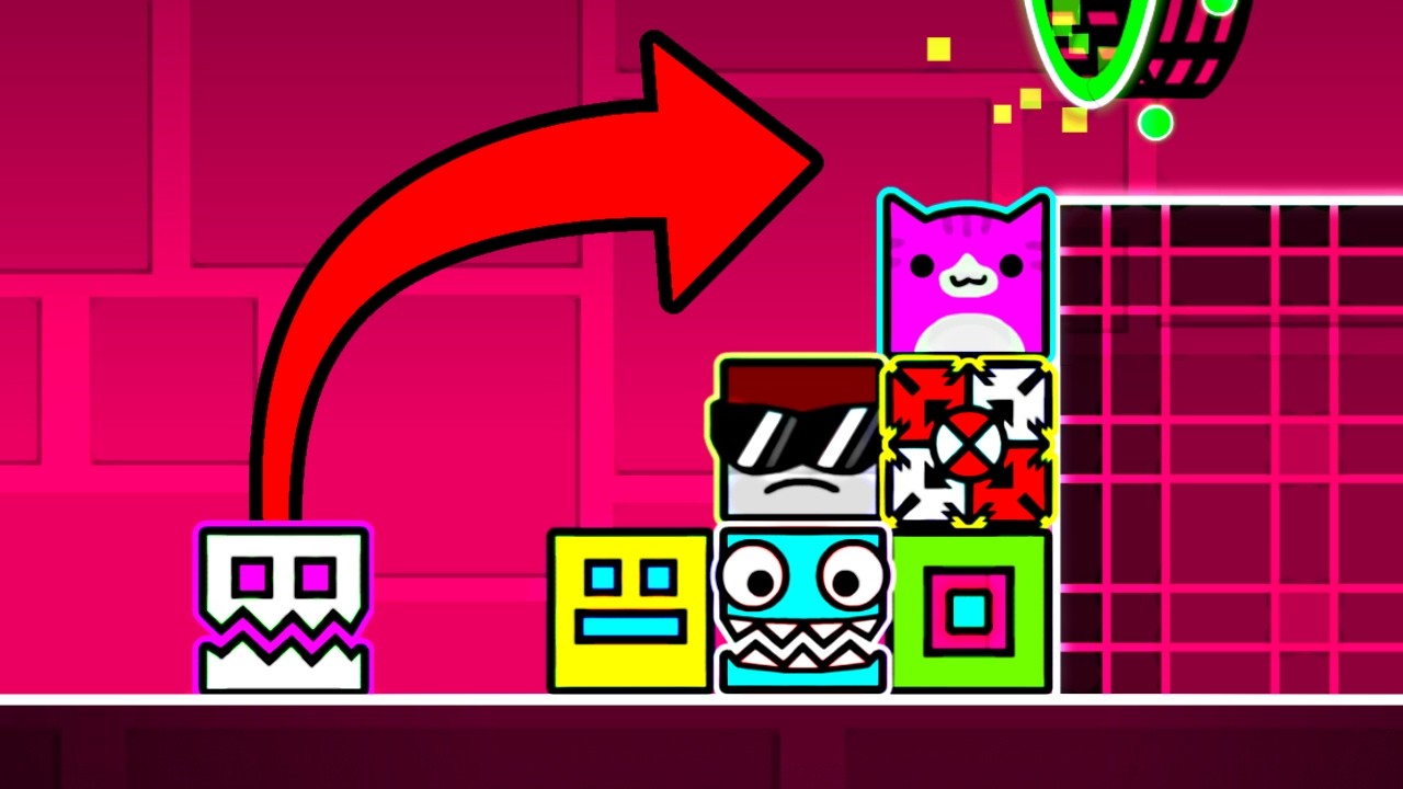 Geometry Dash, But Players Are Objects!