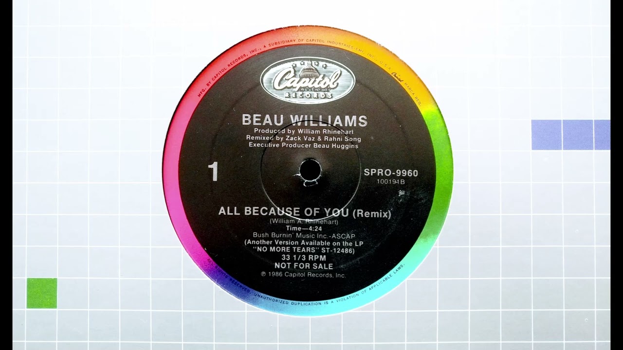 Beau Williams - All Because Of You (Remix) [1986]