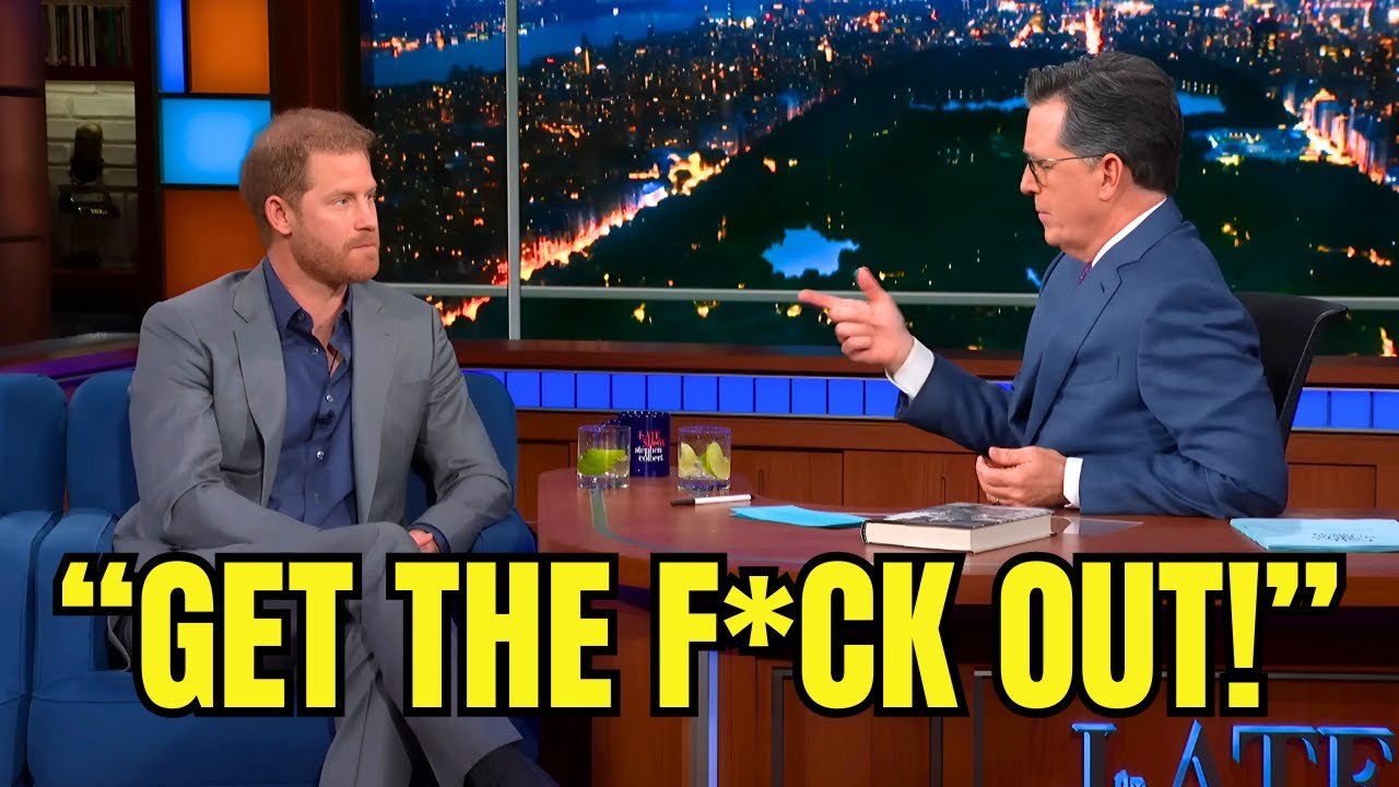 Prince Harry Kicked Off Colbert&rsquo;s Show After Fiery Comments