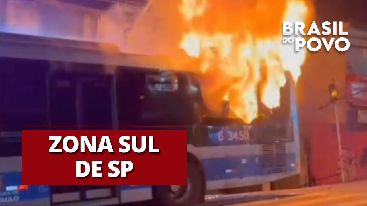 Criminosos incendeiam dois ônibus na capital paulista