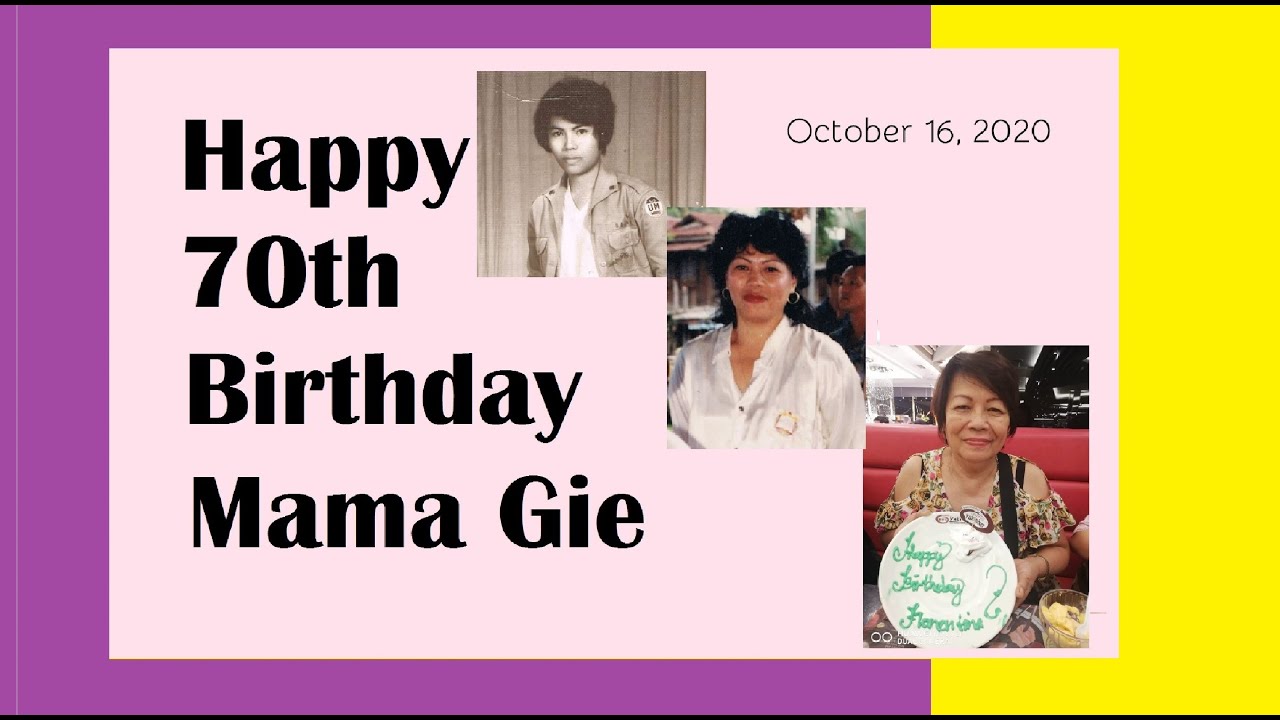 HAPPY 70TH BIRTHDAY TO THE WOMAN WHO ROCKED MY WORLD l Jeanette Balan Ortiz