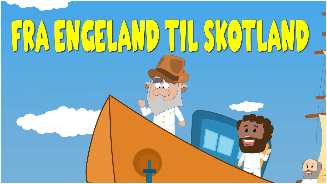 Fra Engeland til Skotland | Danske Børnesange | 17 minutter mix med tekst