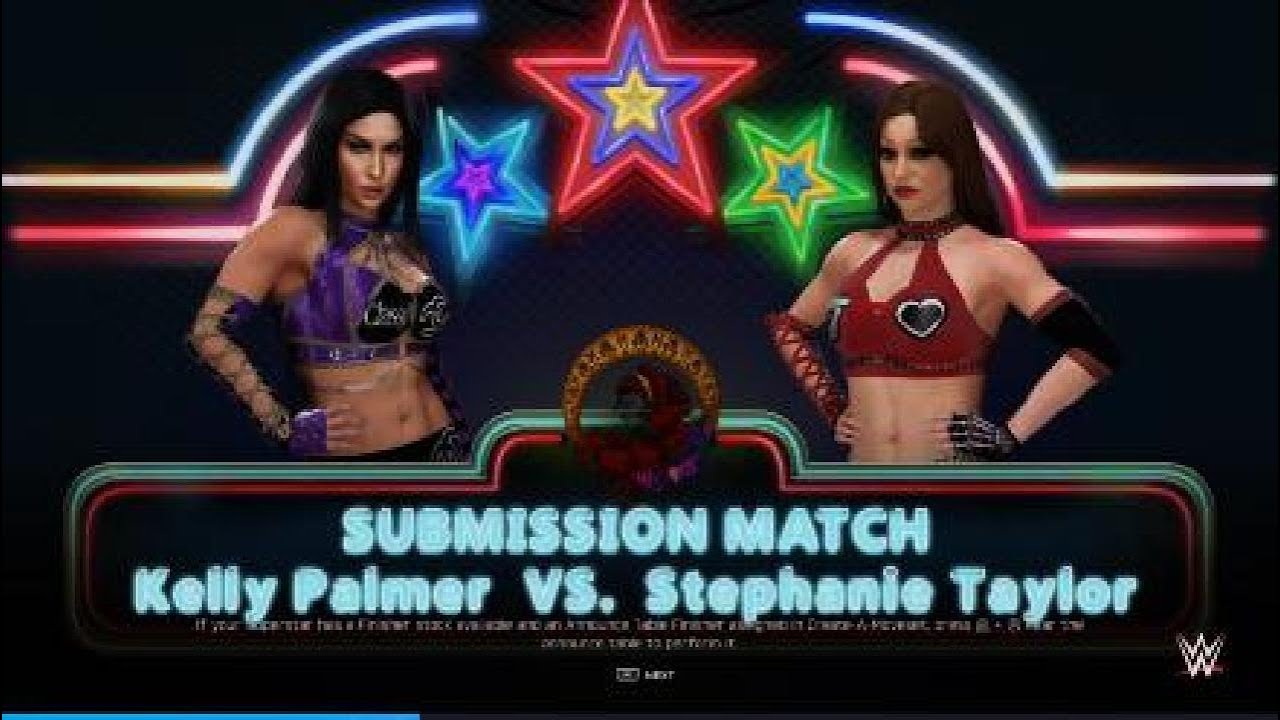 WWE 2K25 Submission - Kelly Palmer vs Stephanie Taylor
